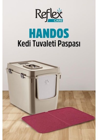 Reflex Care Handos Kedi Tuvaleti Paspası Mor 38,5 X 58,5 Cm