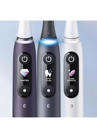 Oral-B iO7 Şarjlı Diş Fırçası Seti 2'li Siyah - Beyaz