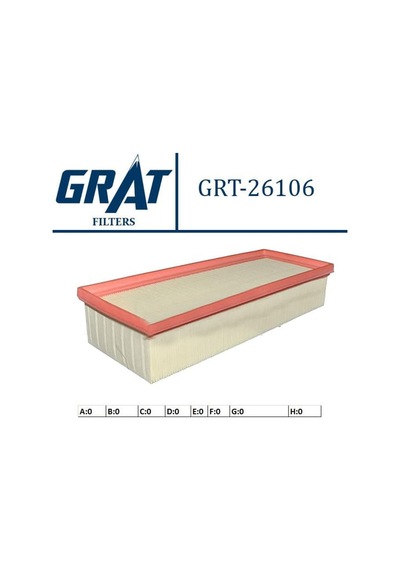 GRAT 26106 Hava Filtresi A4 A5 Q5 1.8 Tfsı 2.0 TDI 2.0 Tfsı