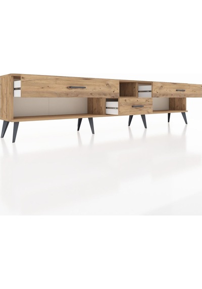 Arges Tv Ünitesi Tek Raflı 3 Çekmeceli 220x30x51 Çam-çam Atlas Çam/atlas Çam - Atlas Çam Arges Tv Ünitesi Tek Raflı 3 Çekmeceli 220x30x51 Çam-çam Atlas Çam/atlas Çam - Atlas Çam