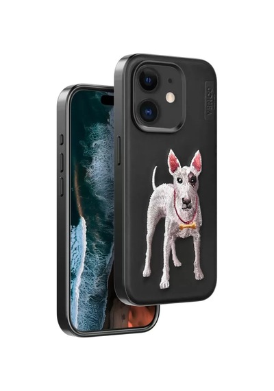 Apple iPhone Uyumlu 11 Perma Desenli Kapak - Siyah Bz8683140747367