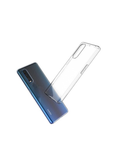 Oppo Uyumlu Reno 3 Pro 5G Kılıf Zore Süper Silikon Kapak-Renksiz
