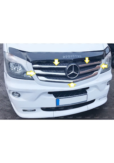 Mercedes Sprinter 5 Parçalı Ön Panjur Şık Ve Dayanıklı Tasarım P.çelik