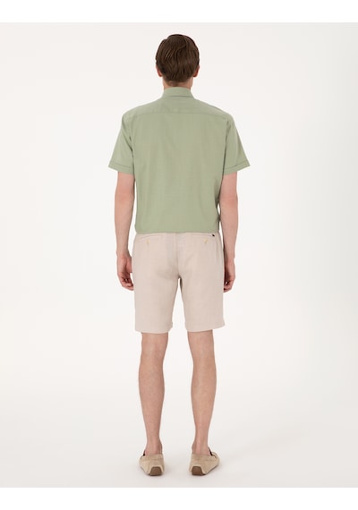 Pierre Cardin Erkek Bej Şort / Bermuda 50301780-vr011 Bej