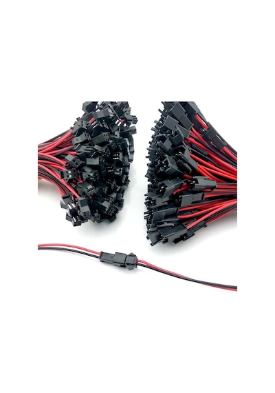 25 Adet 2 Pin Sm Jst 2p Kablolu Konnektor Dişi Erkek Takım 20cm