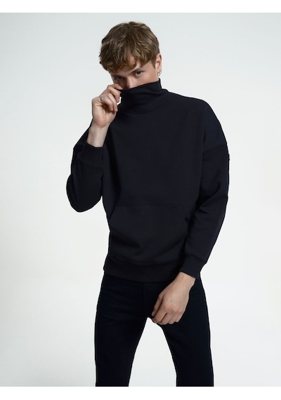 LOFT Oversize Erkek Sweatshirt Lf2034797 Q1.v1 Siyah
