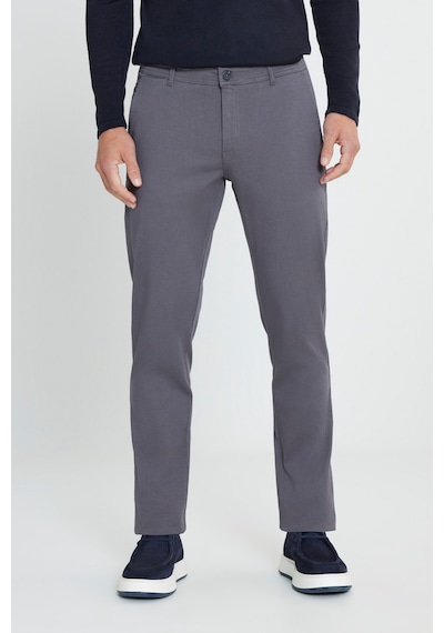 Ac&Co / Altınyıldız Classics Slim Fit Dar Kesim Pamuklu Esnek Chino Erkek Pantolon - Antrasit
