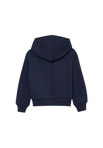 Mavi - Mavi Logo Baskılı Lacivert Kapüşonlu Sweatshirt 6610110-70 Lacivert