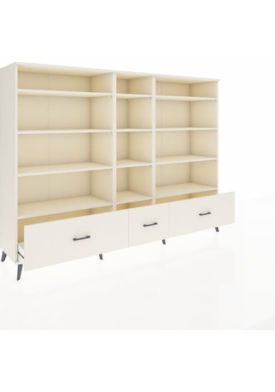 Hyperion Dolap 12 Raflı 3 Çekmeceli 220x44x163 Aytaşı-aytaşı Aytaşı-aytaşı