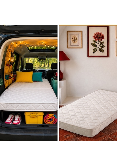Bedform Sünger 3 Kat Katlanır Yatak 90x190x12 90 x 190