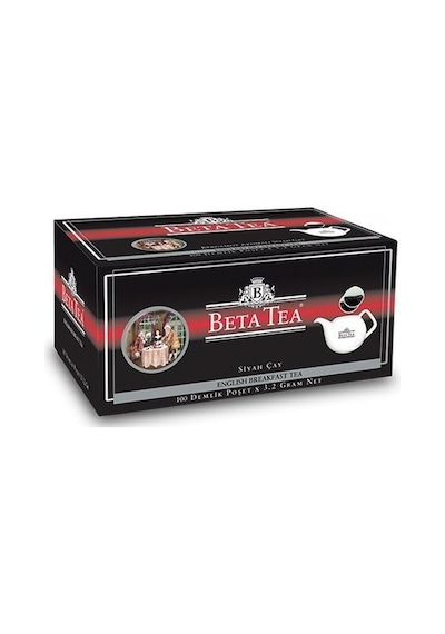 Beta Tea English Breakfast Tea Siyah Demlik Poşet Çay 100 x 3.2 G