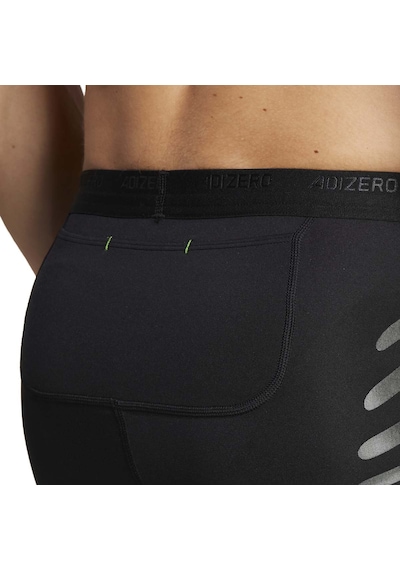 Adidas Adizero Control Erkek Siyah Koşu Tayt Ix8976 Siyah