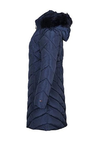 Tommy Hilfiger Kadın Mont Lacivert Tw2mp186-nvy 001