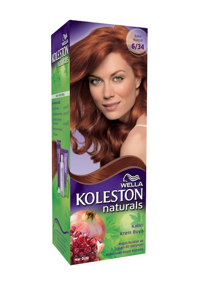 Wella Koleston Naturals Saç Boyası 6/34 Bakır Kumral