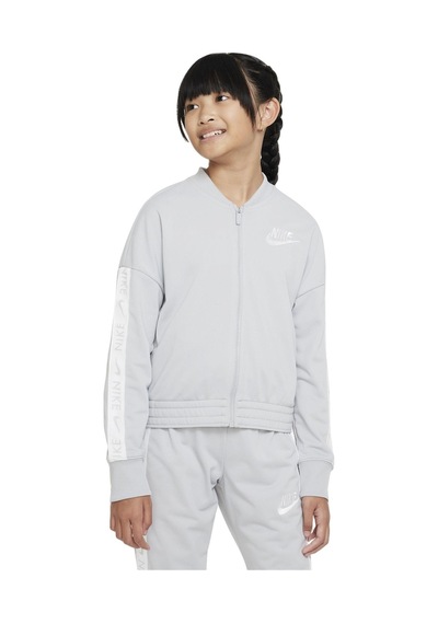 Nike Sportswear Tracksuit Grey Kız Çocuk Eşofman Takımı Gri Beyaz Gri