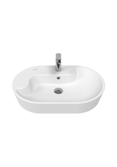 Creavit Topic Tezgah Üzeri Çanak Lavabo 70cm Beyaz Tp172-00cb00e-0000
