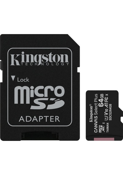 Kıngston 64Gb Micro Sd Canvas Plus Sdcs2/64Gb