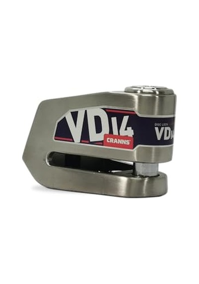 Cranns Vd14 Alarmlı Disk Kilidi Bluetooth App Kontrollü 304 Paslanmaz Sra Sertifikalı 14 Mm Karbür Pim