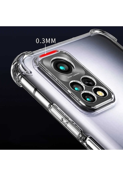 Zore Mi 12t Pro Kılıf Msra Kamera Korumalı Nitro Anti Shock Silikon - Renksiz Renksiz