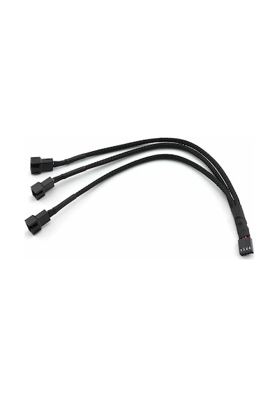 1 To 3 Çoğaltıcı 25cm Fan Uzatma Kablosu Y Tip 4 Pin 3 Pin Bilgisayar Kasa Anakart Ekran Kartı