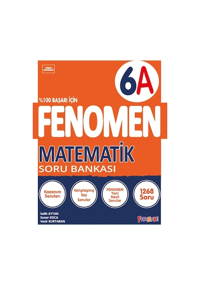 Fenomen Okul 6. Sınıf Matematik A Soru Bankası Yeni Nesile Kolay Geçiş 2025