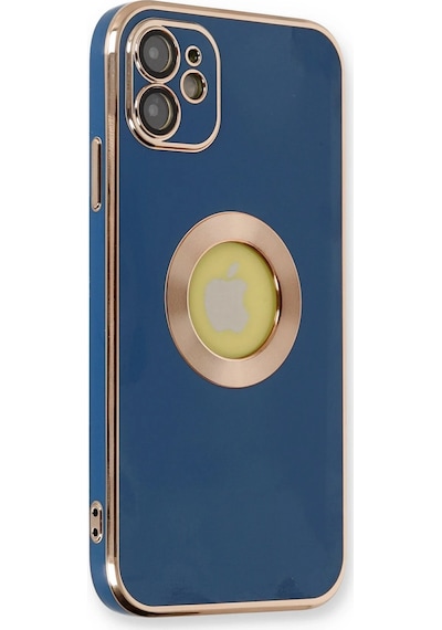 Ilkeshop Newface Apple iPhone Uyumlu 12 Kılıf Store Silikon - Mavi