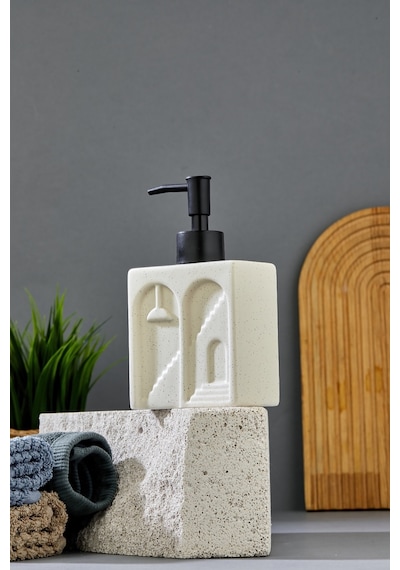 Cooker 300 Ml Seramik Sıvı Sabunluk Ckr3886 Bej