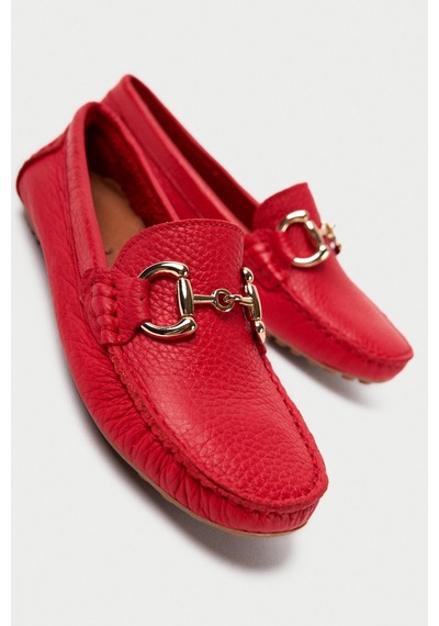 Mubiano Hakiki Deri 203-kr Oval Burunlu Toka Detay Kadın Kırmızı Babet & Loafer Ayakkabı Kırmızı Mubiano Hakiki Deri 203-kr Oval Burunlu Toka Detay Kadın Kırmızı Babet & Loafer Ayakkabı Kırmızı