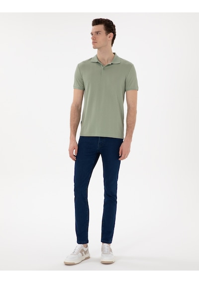 Pierre Cardin Erkek Çağla Tişört 50310233-vr016 Çağla