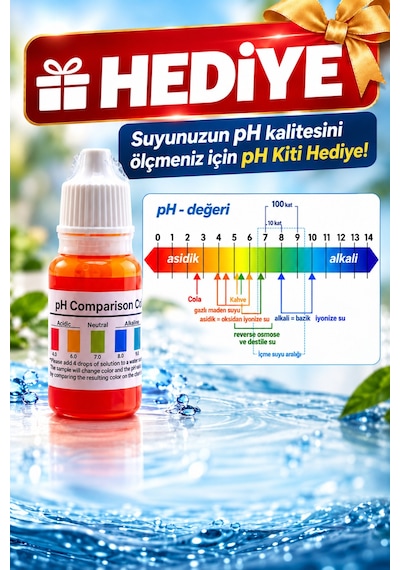 Car-fil Alkali Extra Plus Ph Filtre Mineral Takviyeli Alkali Su Arıtma Filtresi