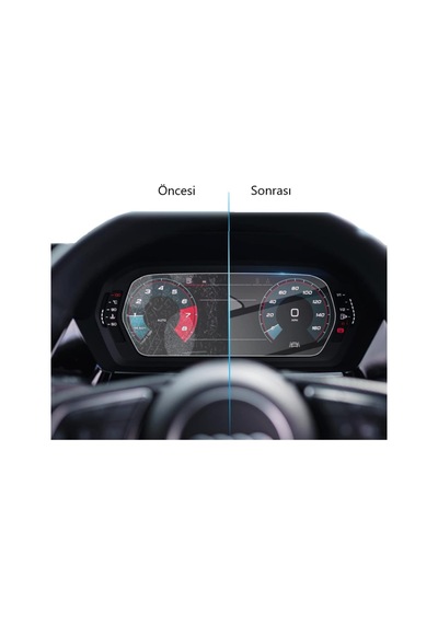 Audi Q4 E-tron Ekran Koruyucu 10.25 İnç Dijital Gösterge