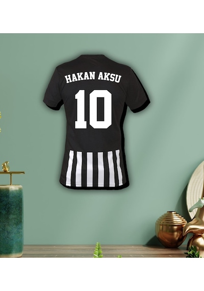 Bk Gift Kişiye Özel İsimli Taraftar Forma 3d Ahşap Tablo 5, Arkadaşa Hediye, Sevgiliye Hediye, Doğum Günü Hediyesi Kobitmeyencom30165 Bk Gift