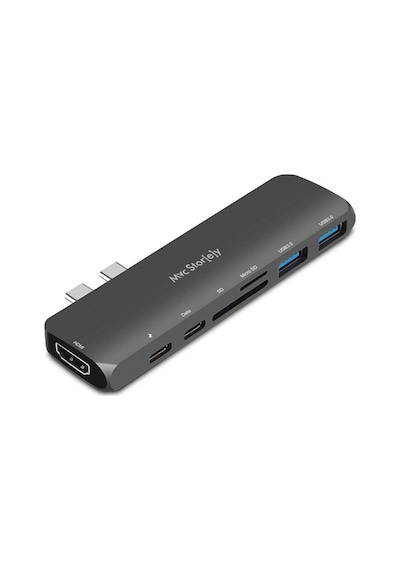 Apple Uyumlu MacBook Pro 14 16 M1 M2 M3 M4 Ve Air 13 15 M1 M2 M3 M4 Type C Hub 7 İn 1 Hdmı 100w Pd Çoklayıcı