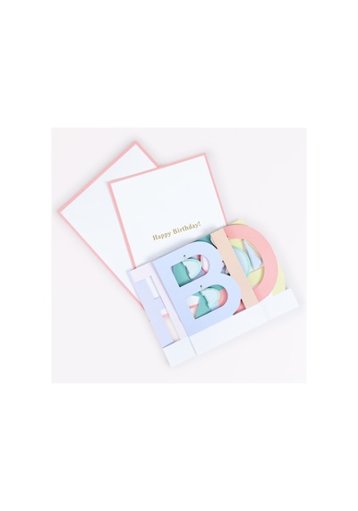 Meri Meri - Honeycomb Birthday Concertina Card - Petek Doğum Günü Tebrik Kartı