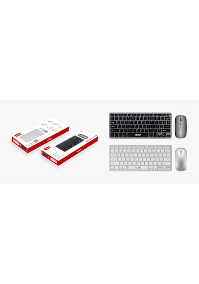 Yılıma Qs-806 Kablosuz Bluetoothlu Klavye Mouse Set Lazer