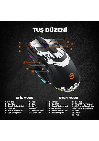 Lecoo MG1102 Kablolu 8200 DPI Yazılımlı RGB Gaming Oyuncu Mouse & Mousepad Seti Lecoo MG1102 Kablolu 8200 DPI Yazılımlı RGB Gaming Oyuncu Mouse & Mousepad Seti
