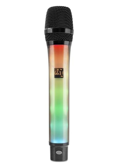 Profesyonel Kablosuz Uhf Mikrofon Rgb - Siyah Wx-81