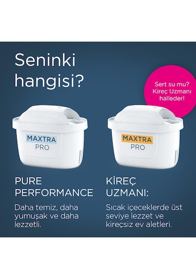 Brıta Maxtra Pro Kireç Uzmanı Yedek Su Arıtma Filtresi, 6 Lı