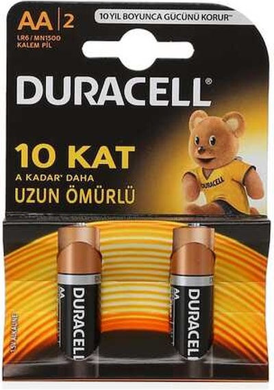 Duracell AA Kalem Pil 2'li