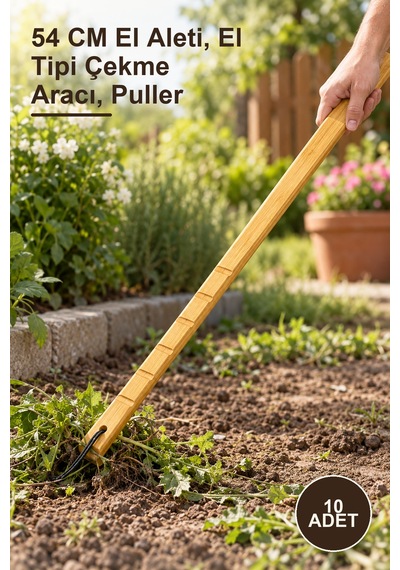 10 Adet Bambu Kerata Çekecek 54 Cm El Aleti, El Tipi Çekme Aracı, Puller