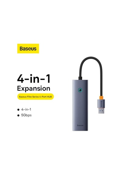 4-port Hub Space Grey Usba To Usb3.0 4