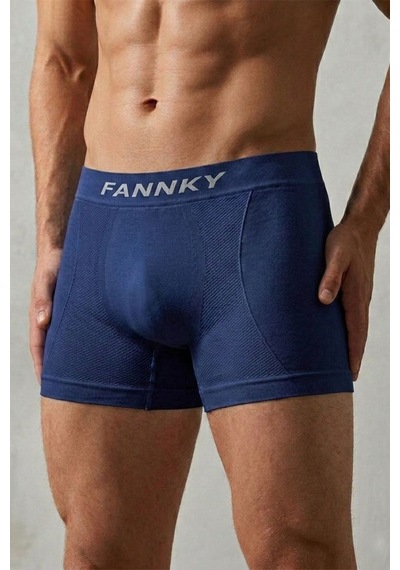 Fit Women Dikişsiz Nefes Alabilen Rahat Bol Kesim Erkek Boxer 2014 Lacivert