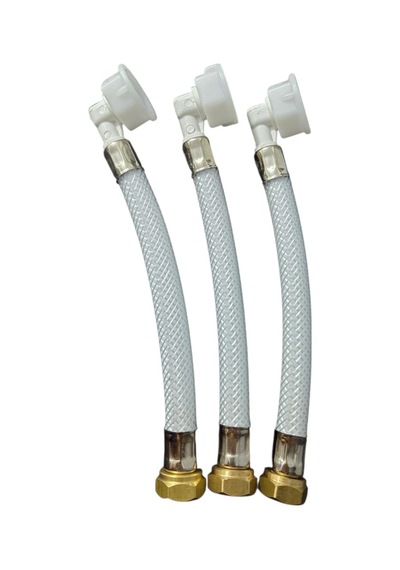 Visam Gömme Rezarvuar Flex Hortum 13cm 3adet Beyaz