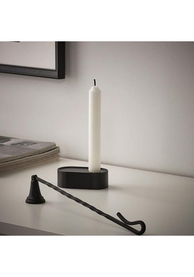 Ikea Mum Söndürme Aleti 33 Cm Meridyendukkan Metal Mum Söndürücü Siyah Renk Çok Renkli