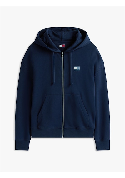 Tommy Hilfiger Tjm Crp New Classıcs Zıp Thr Erkek Mavi Sweatshirt - Dm0dm21626