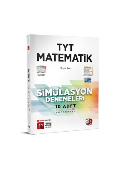 3D Yayınları TYT Matematik Simülasyon Denemeleri - 3d tyt deneme
