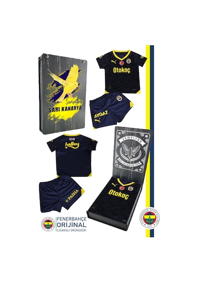Fenerium Fenerbahçe 23-24 Lacivert Çocuk Forma Set Kutulu 055 Lacivert