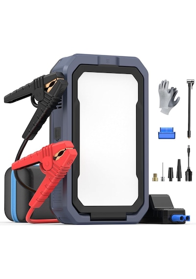 UTR JS30 16000mah 7000a Bitik Akü Çalıştıran Jump Starter Akü Takviye+lastik Şişirme+obd2+160w Dc
