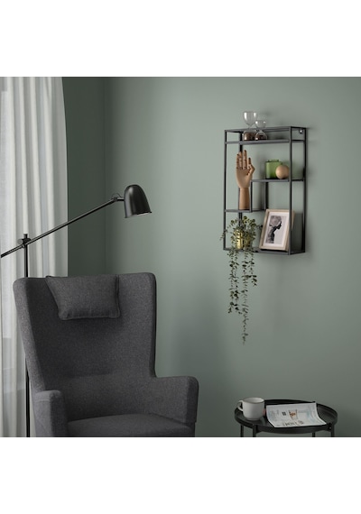 Salon-mutfak Dekorasyon Duvar Rafı,meridyendukkan Antrasit Renk 40x60 Cm Sergi-obje-kitap Rafı Salon-mutfak Dekorasyon Duvar Rafı,meridyendukkan Antrasit Renk 40x60 Cm Sergi-obje-kitap Rafı