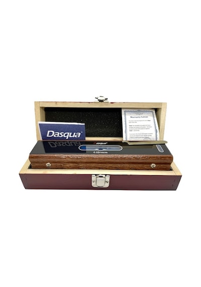 Dasqua 200mm Ahşap Gövde Hassas Su Terazisi 0.02mm 8301-1010b